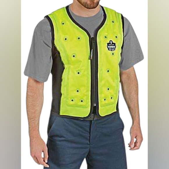 Ergodyne Chill-Its® 6685 Dry Evaporative Cooling Vests, Large, High Vis NWT - Picture 1 of 4